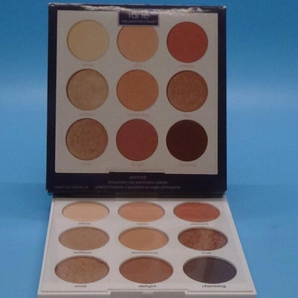 TARTE Sunrise Amazonian Clay Eyeshadow palette 9 shade BNIB AUTHENTIC!! MSRP $30 - Picture 2 of 3